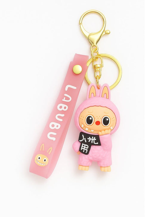 Labubu style cartoon keychain